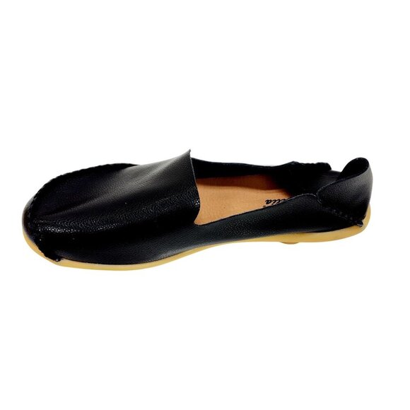 Woman Loafer Shoes Size 8.5 /40 Black Antiskid Flat Oversize Flat - Picture 8 of 13